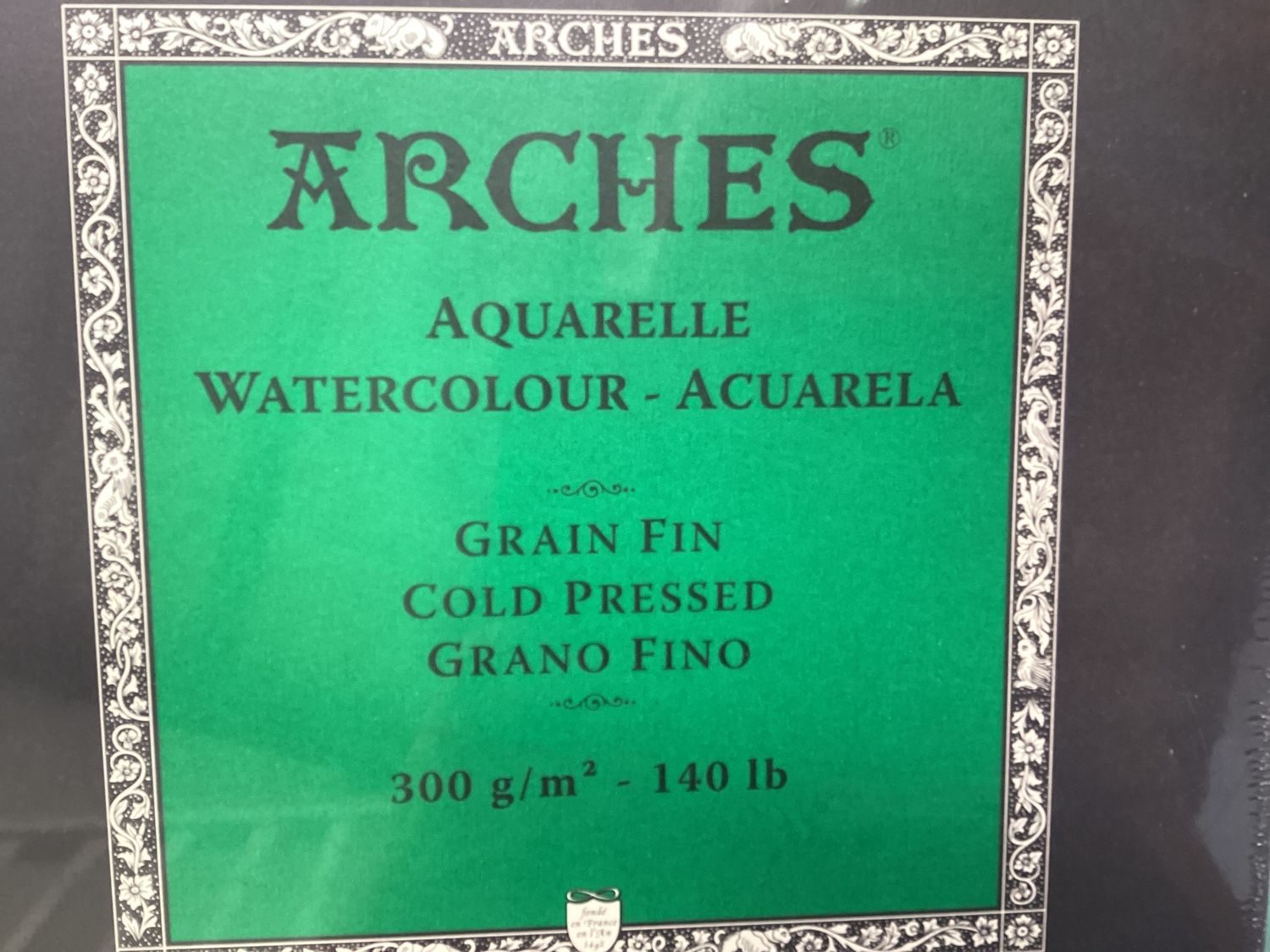 Arches WC CP NW Pad 300gsm A3 12SH
