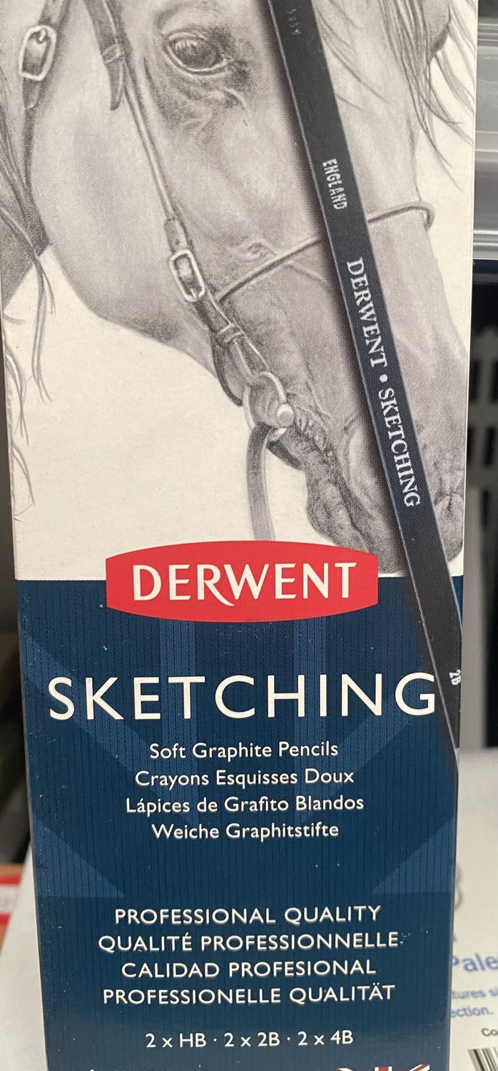 Derwent Graphic tin set 6/sharpener