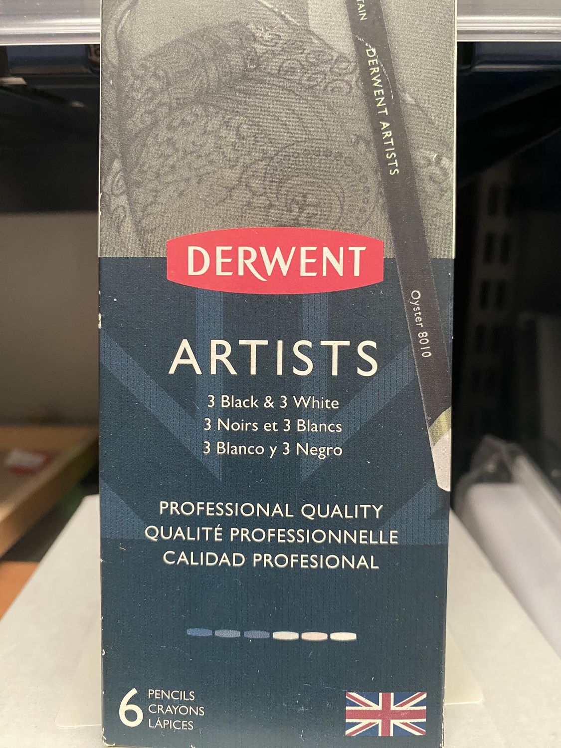 Derwent Artists Pencils Set 6