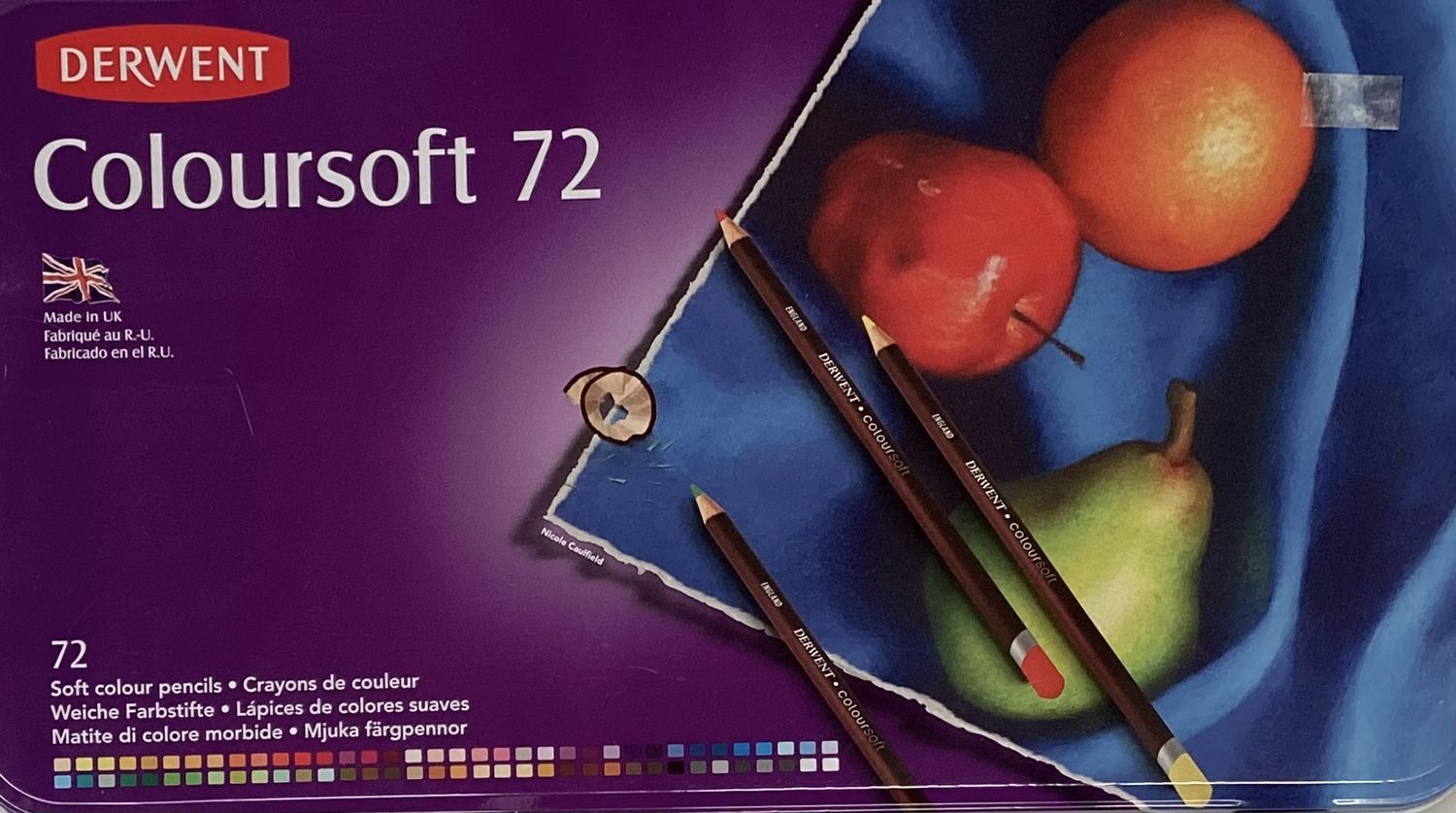 Derwent COLOURSOFT Tin 72 PURPLE TIN