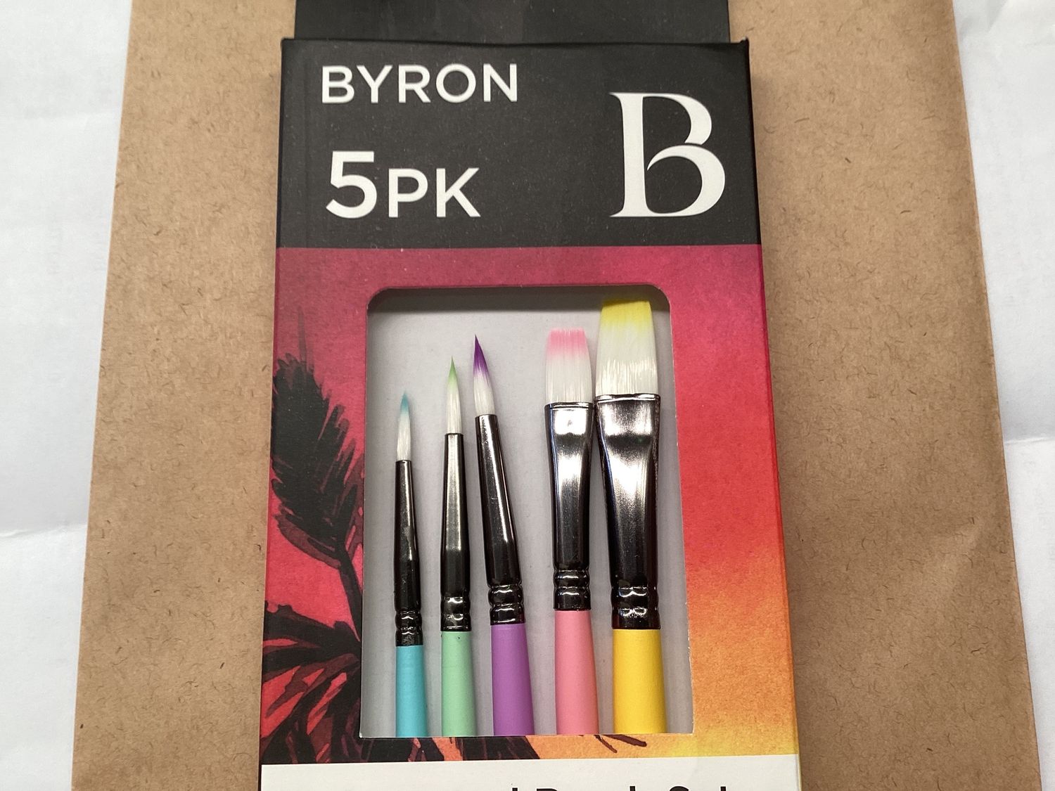 Byron Assorted brush set 5