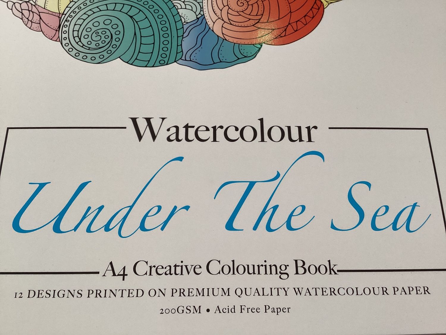 Under the Sea watercolour A4