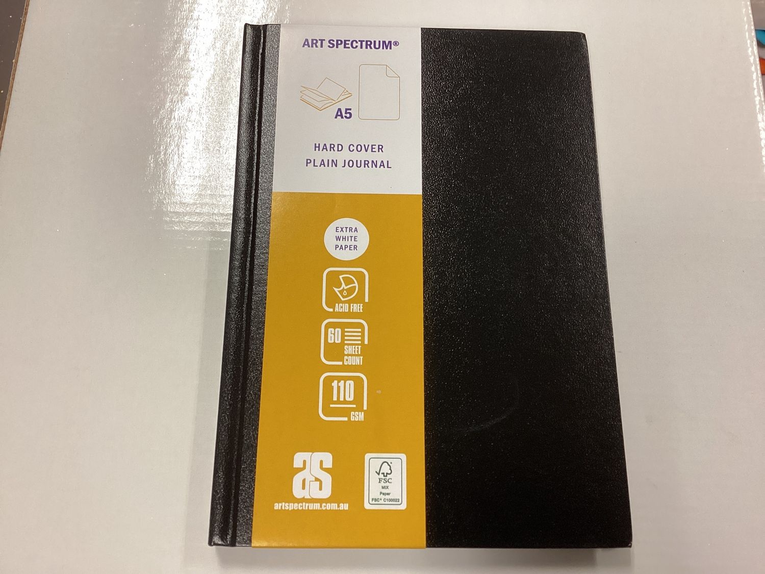 A5 Hard Cover journal acid free 60 Sht  110 gsm