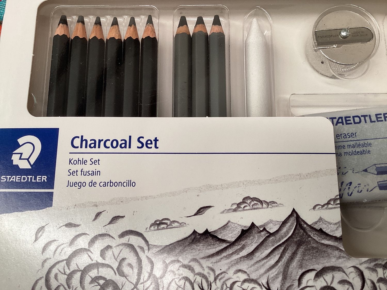 STAEDTLER CHARCOAL SET 12pc