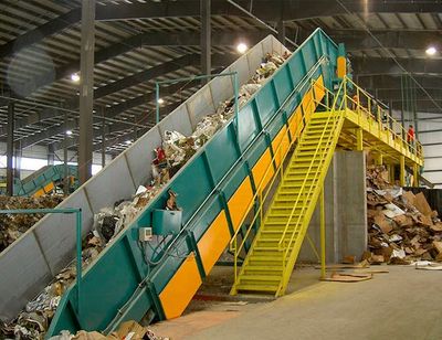 Nastri trasportatori per smaltimento rifiuti