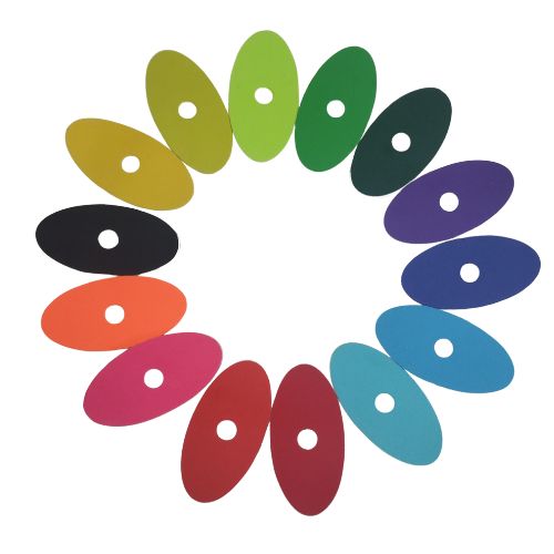 Coloured Neoprene Patches for Motion Capture (Pk 10)