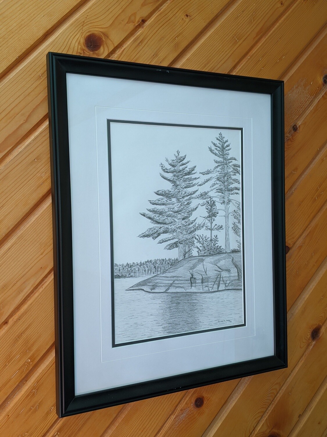 Basswood River-Pencil Sketch