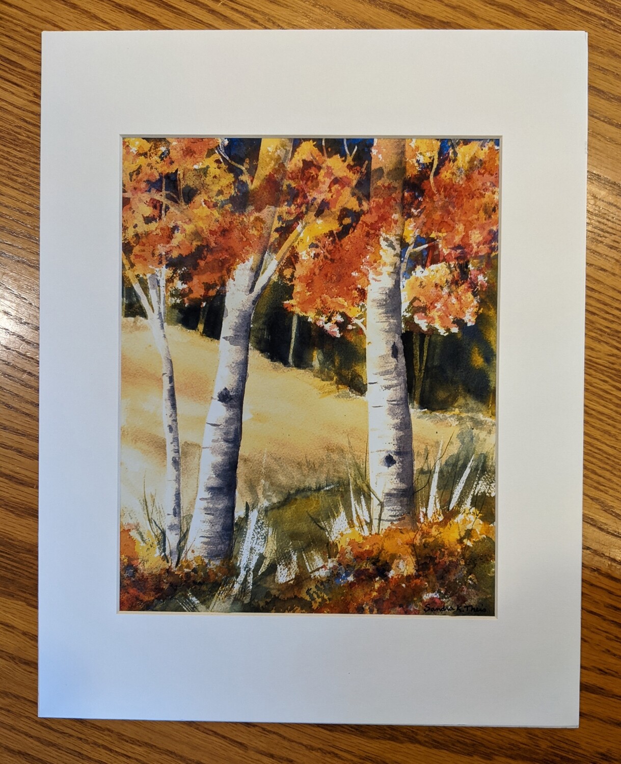 Autumn Birch-Print