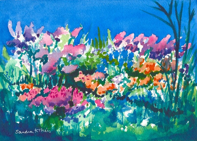 Spring Flowers-Watercolor