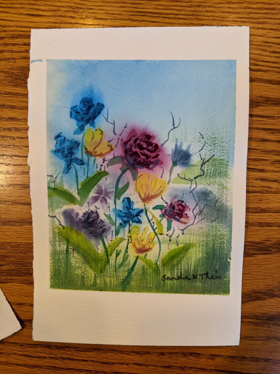 Many Roses-Watercolor