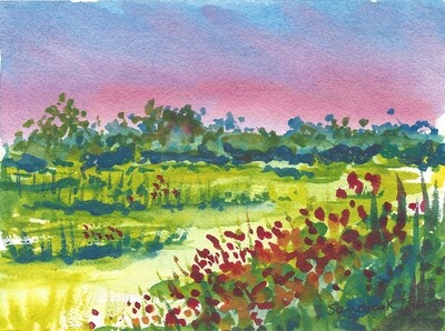 Morning Flowers-Card