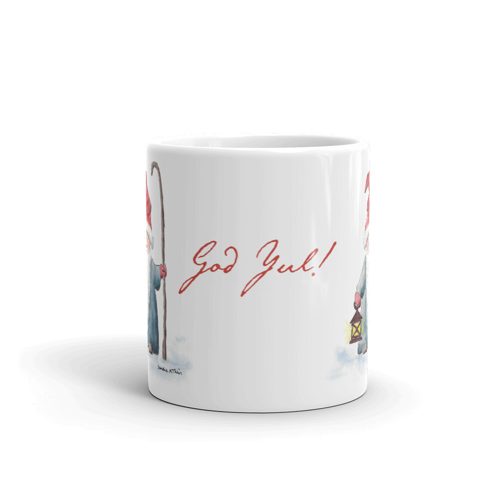God Jul! Tomte 11oz mug
