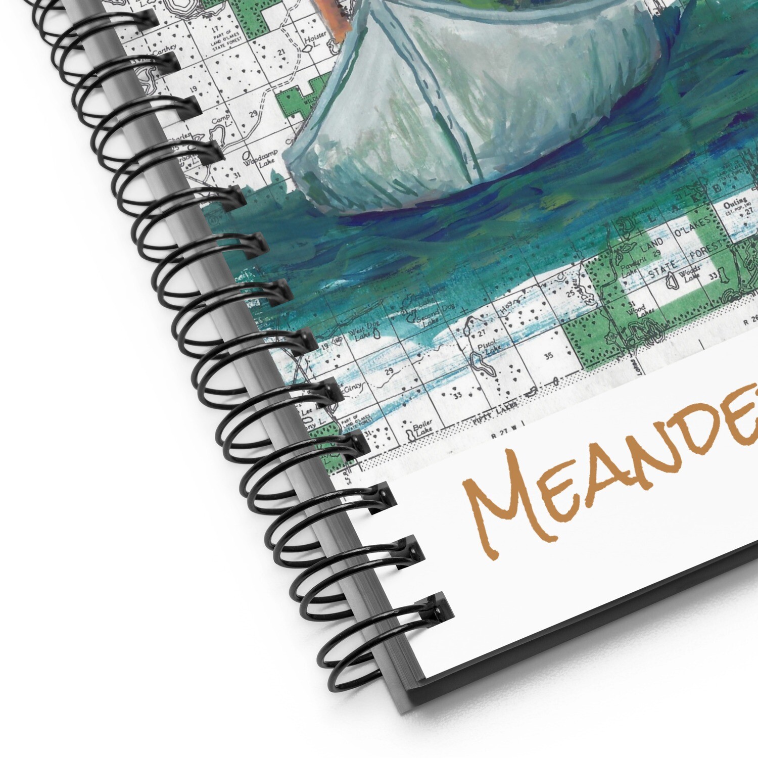 Meander More Spiral Notebook
