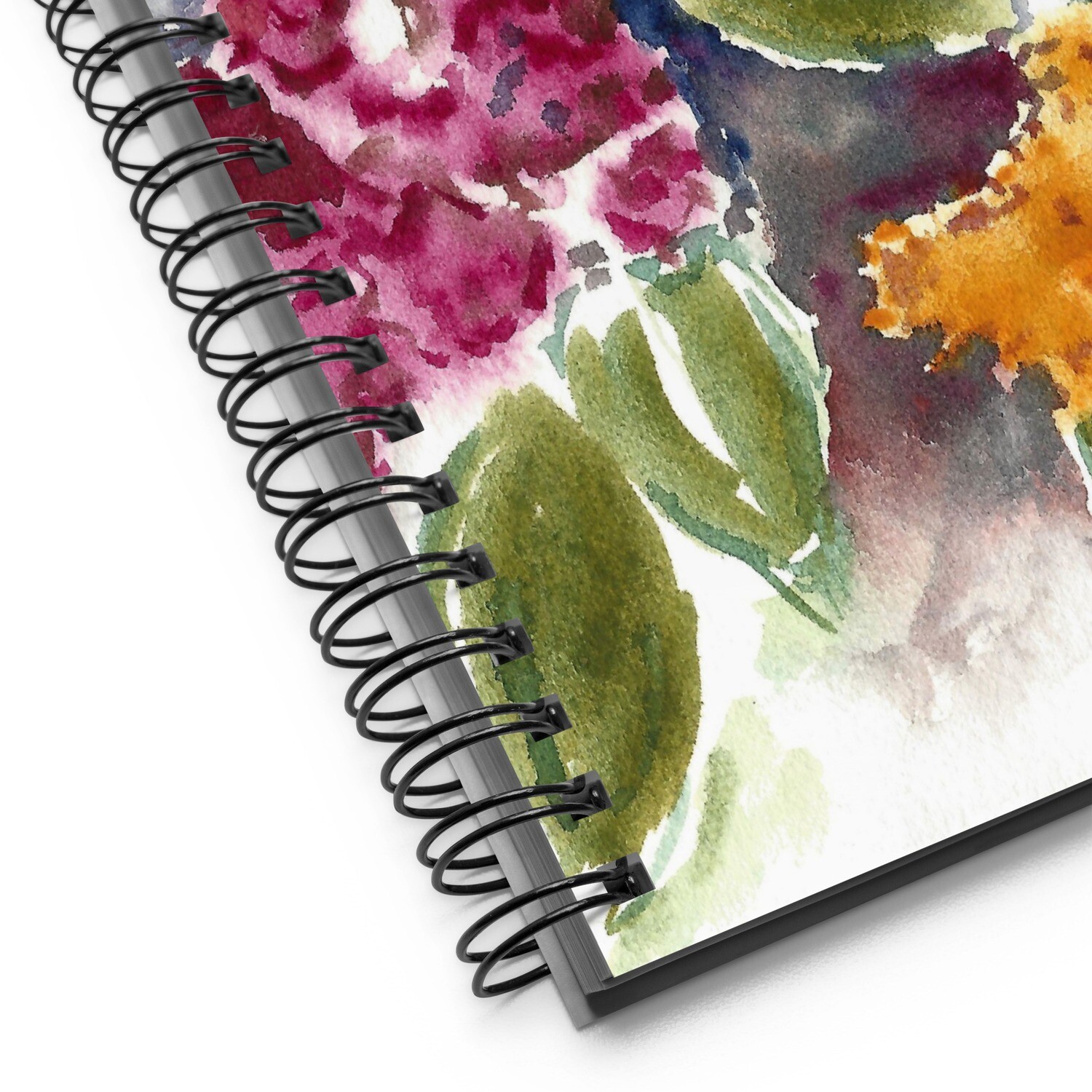 Zoom Flowers Spiral Notebook