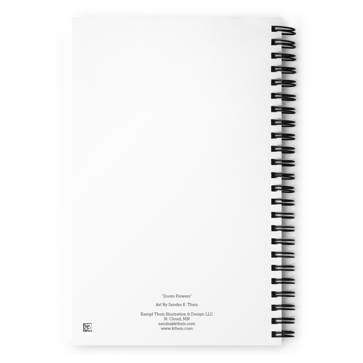 Zoom Flowers Spiral Notebook