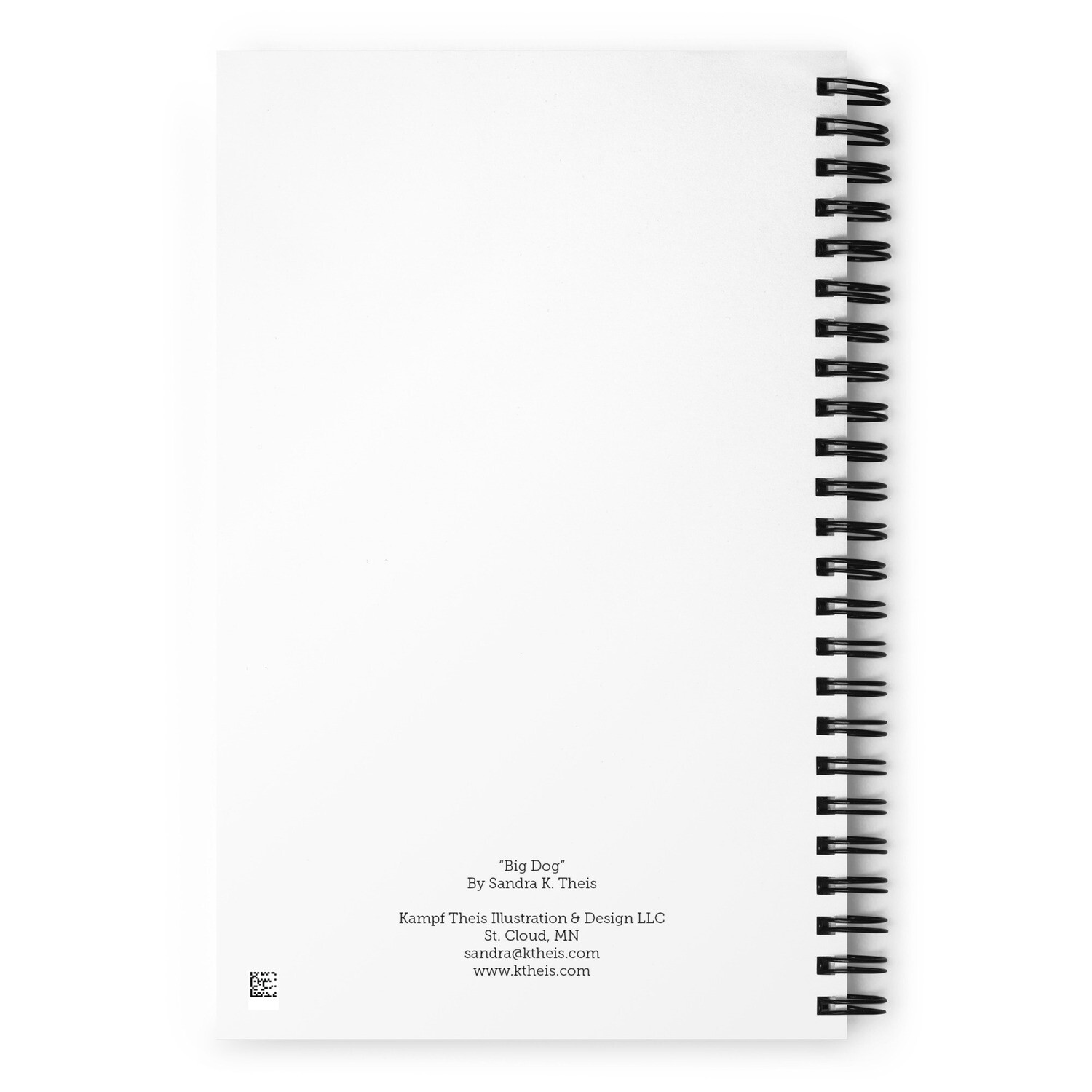 Big Dog Spiral Notebook