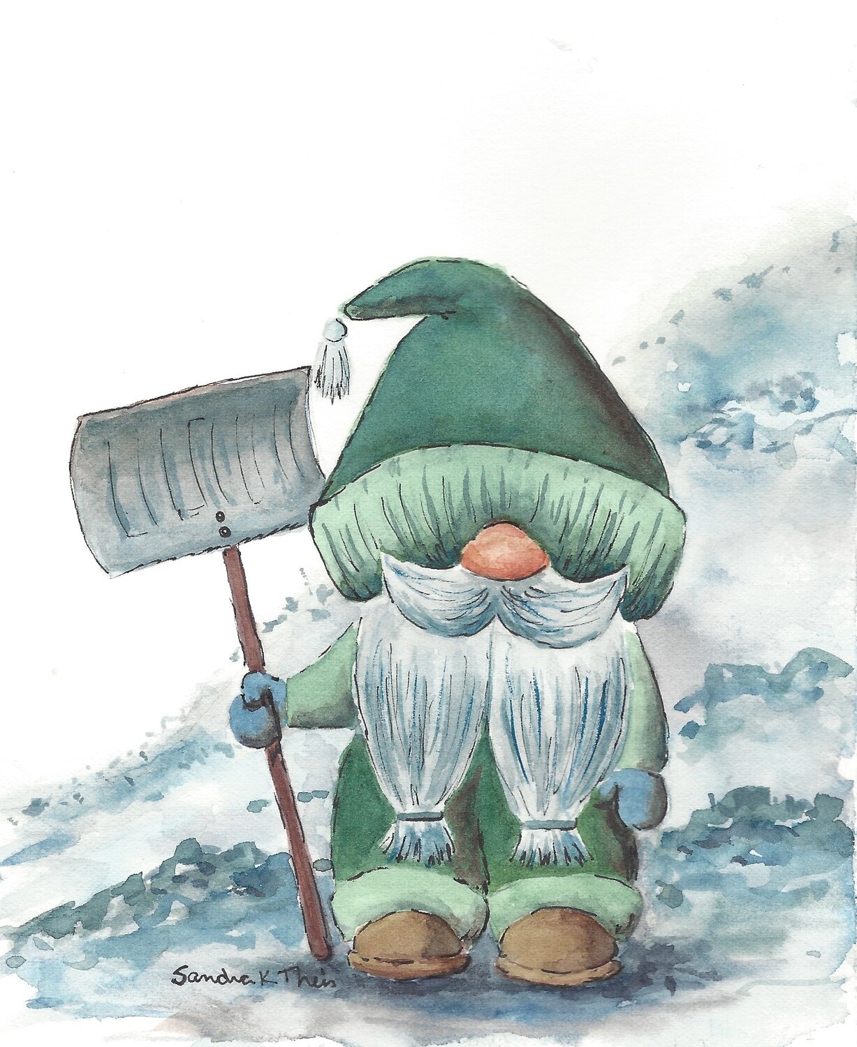Tomte with Shovel