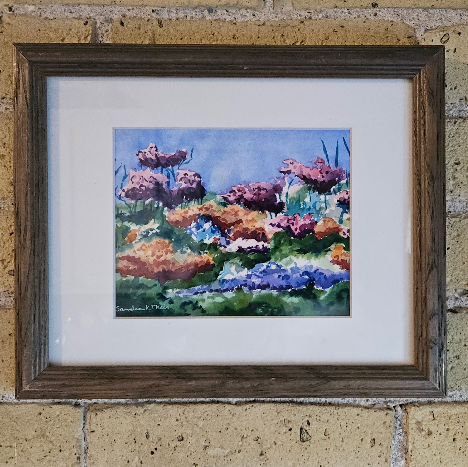 Flowers of Many Colors-Watercolor