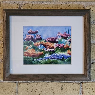 Flowers of Many Colors-Watercolor