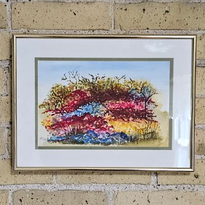 Overgrown Garden-Watercolor