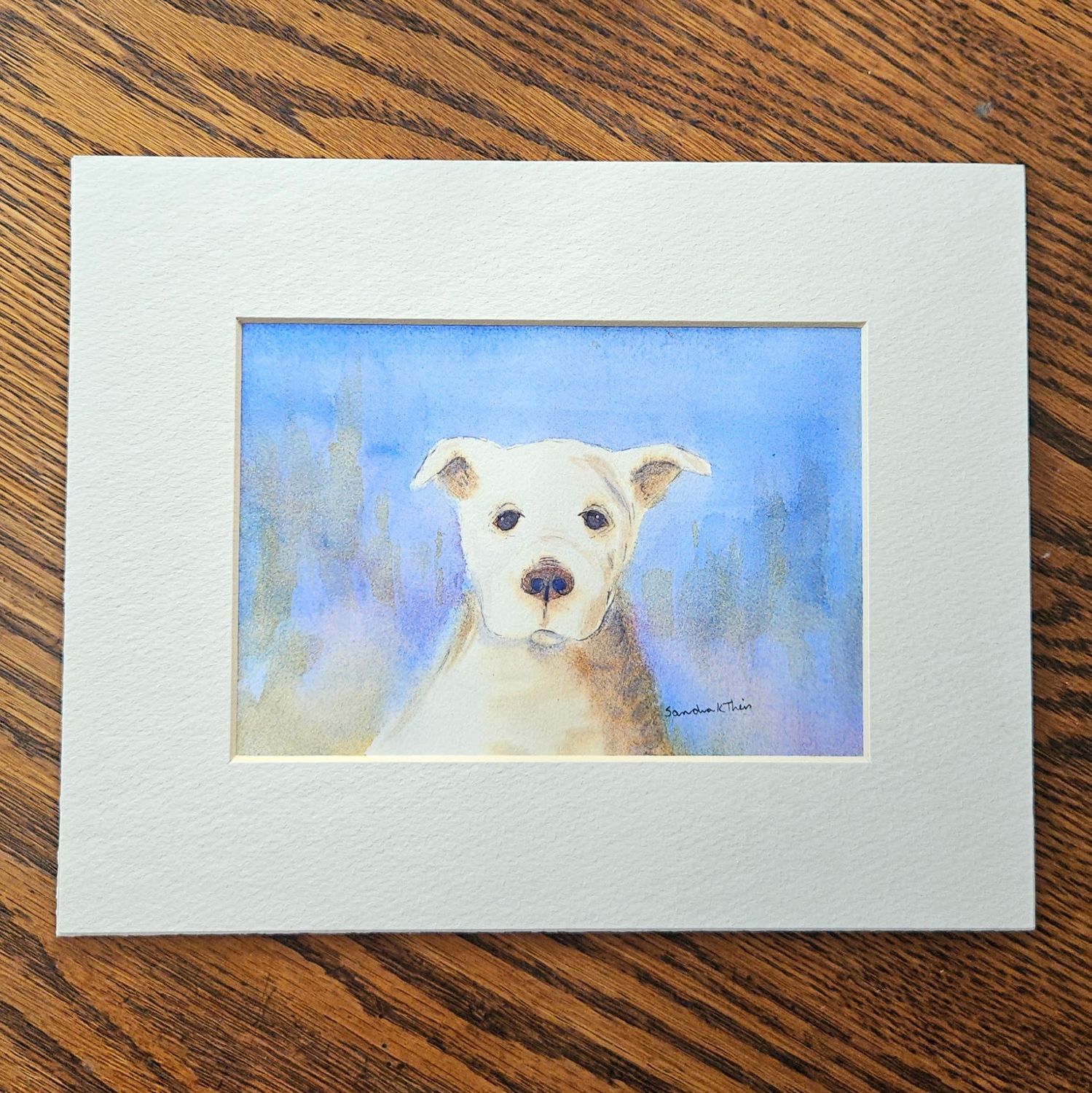 Lover not a Fighter-Watercolor