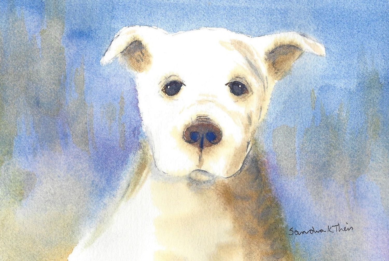 Lover not a Fighter-Watercolor