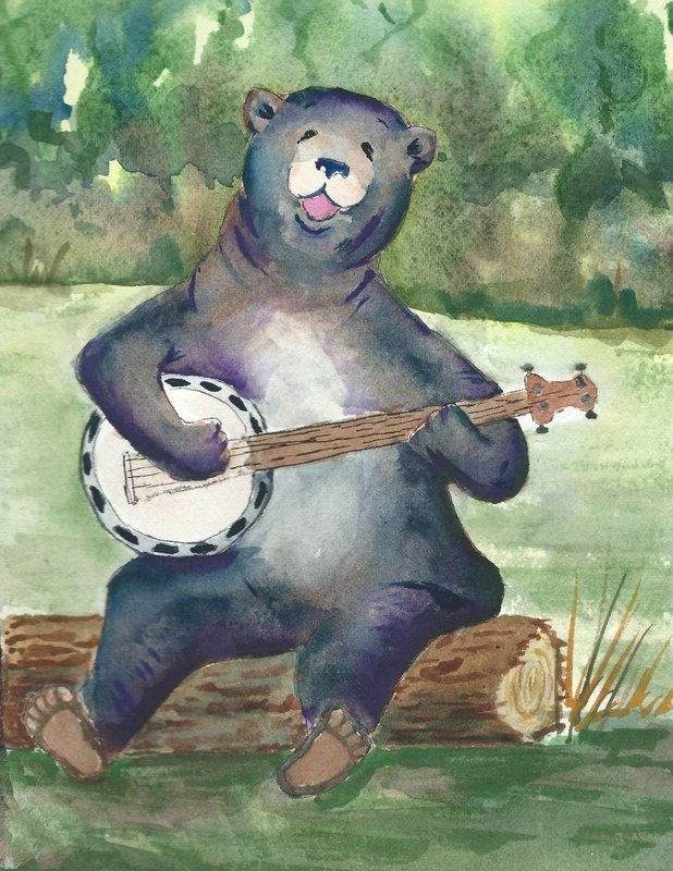 Banjo Bear-Card