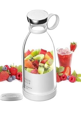 Portable bottle mixer juicer