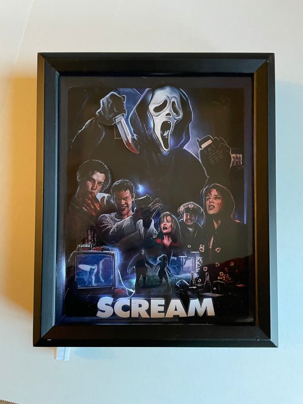 Scream Cast inspired 3D Shadowbox