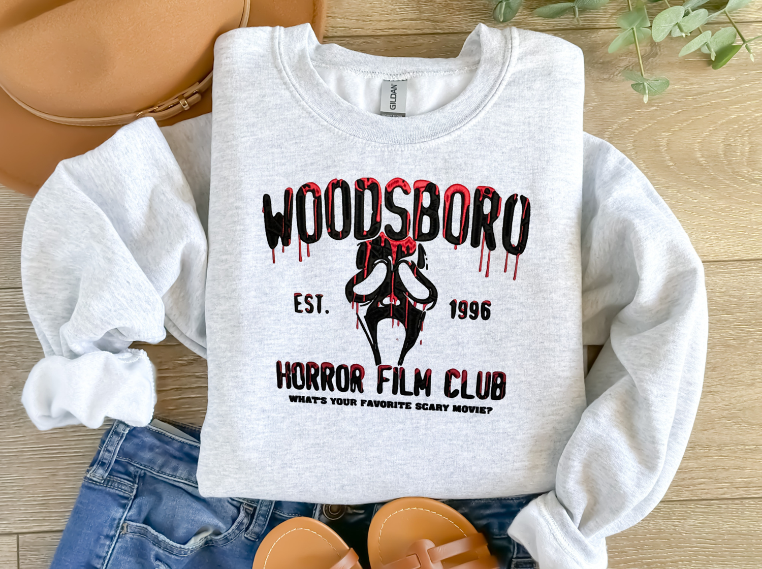 Woodsboro Film Club Embroidered Sweatshirt
