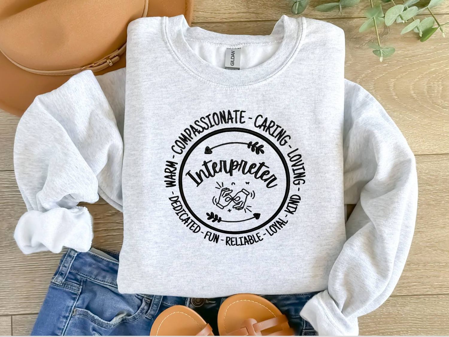 Interpreter Embroidered Sweatshirt