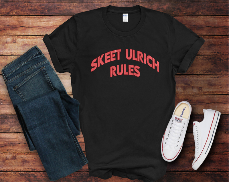 Skeet Ulrich Rules Embroidered T-shirt