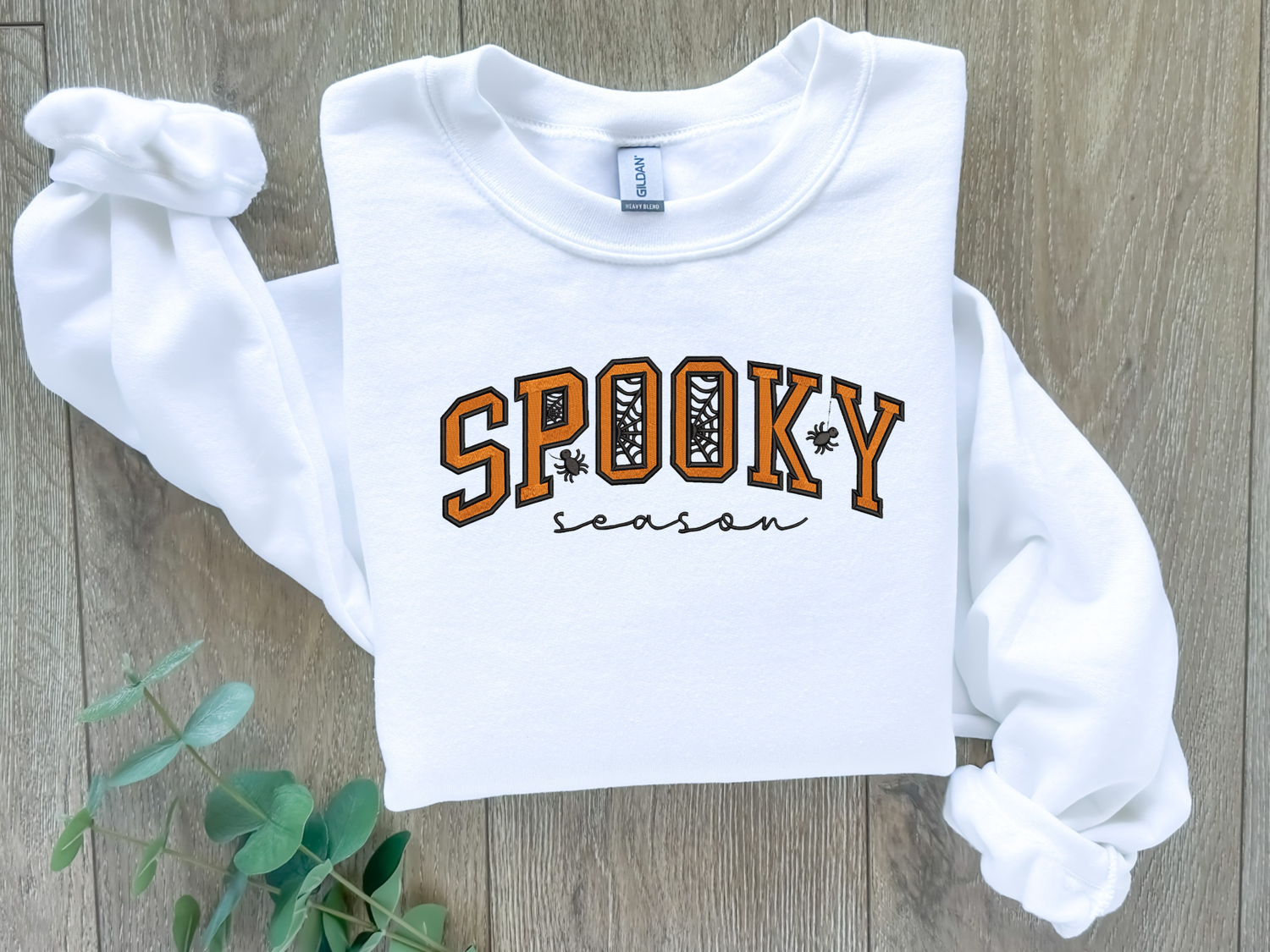 Spooky Season Embroidered Sweatshirt
