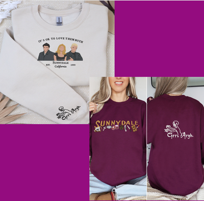 Buffy the Vampire Slayer Embroidered Sweatshirt