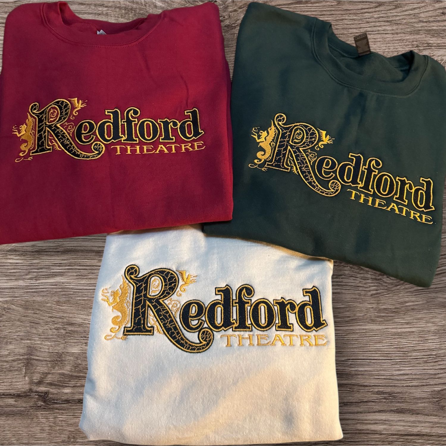 REDFORD Theatre Embroidered Sweatshirt