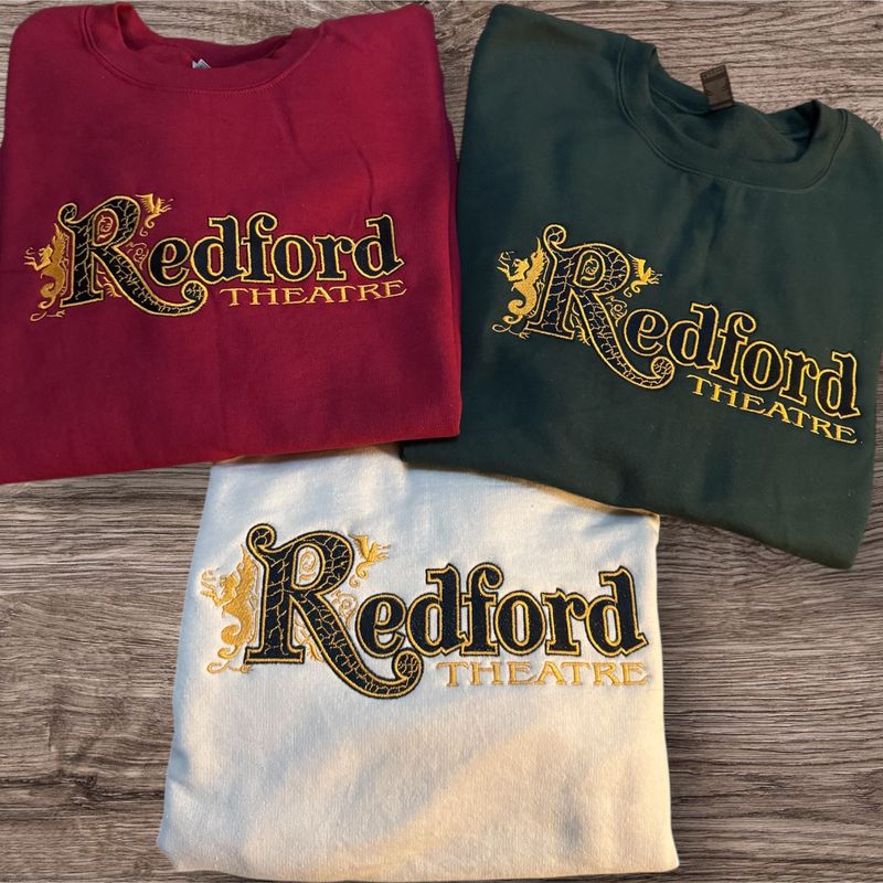 REDFORD Theatre Embroidered Sweatshirt