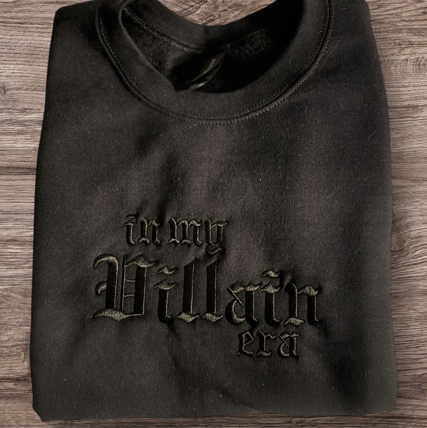 In My Villain Era Embroidered Sweatshirt
