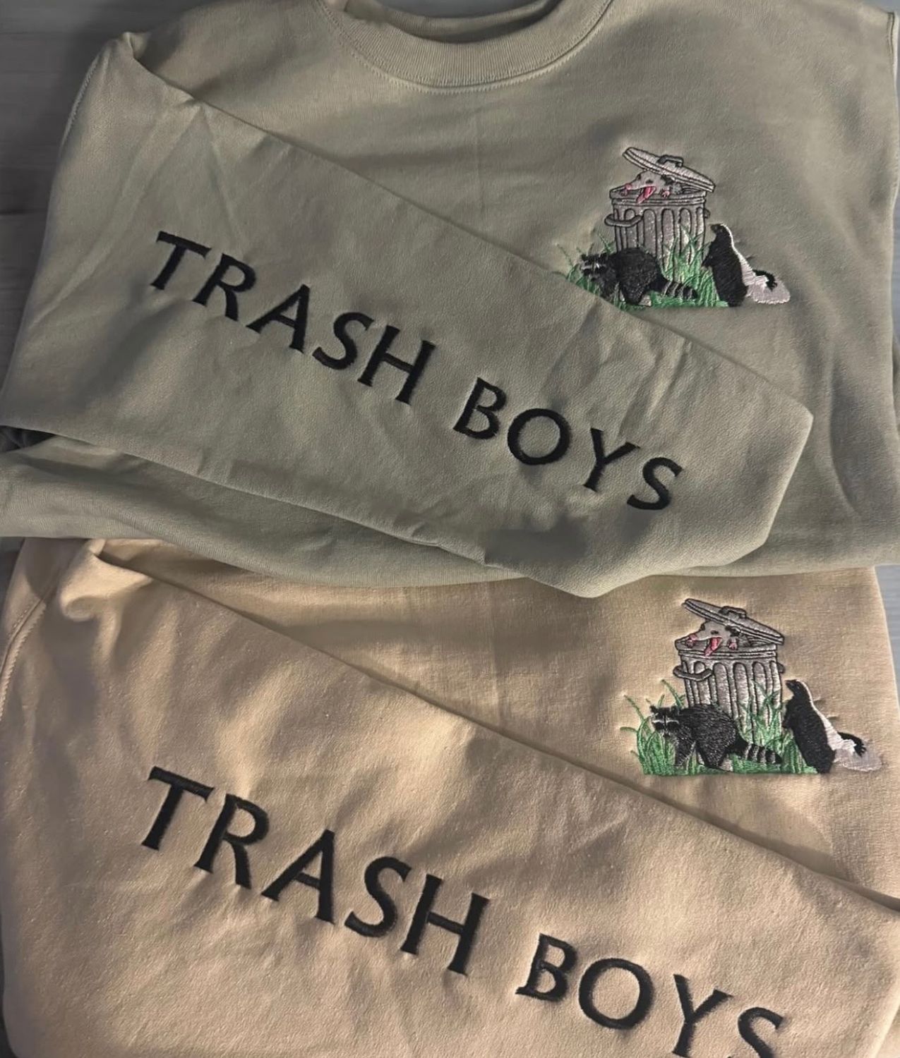 TRASH BOYS Embroidered Sweatshirt