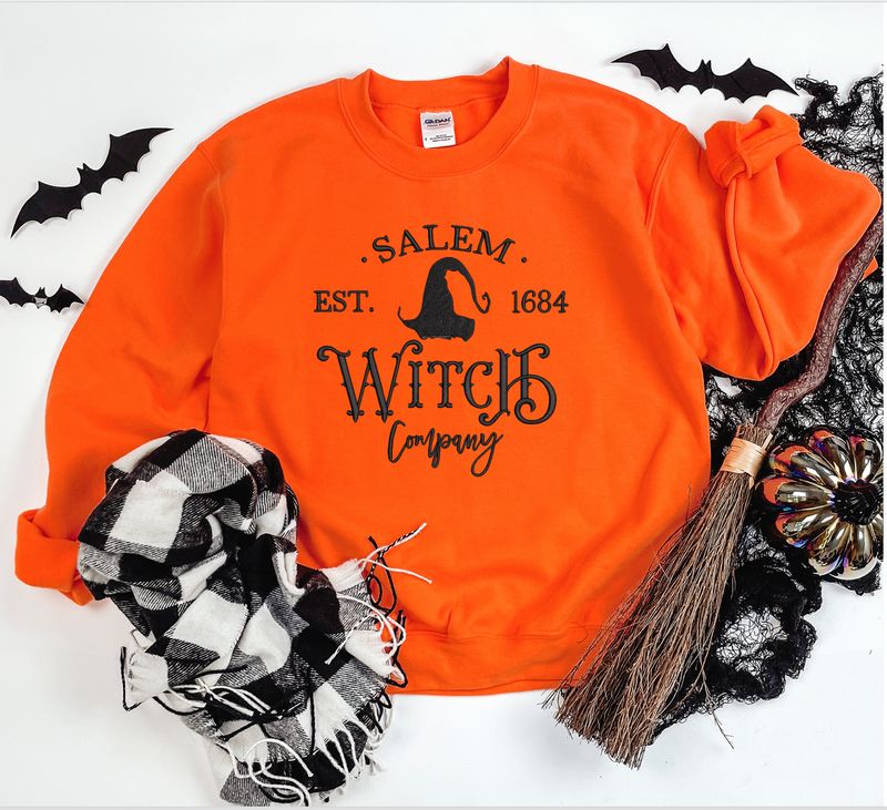 Salem Witch Co. Embroidered Sweatshirt