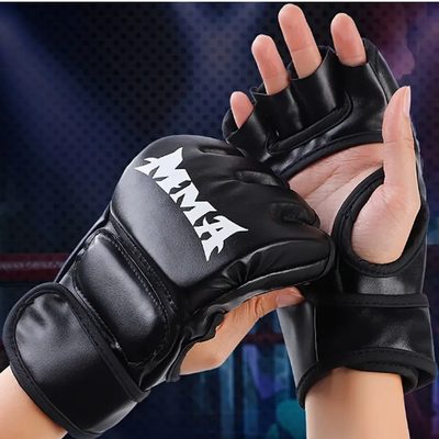 Half-fingered MMA Boxing Gloves