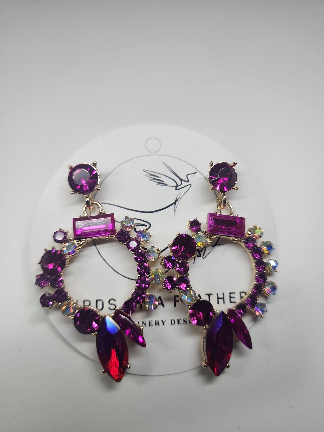 Earings - Hot Pink