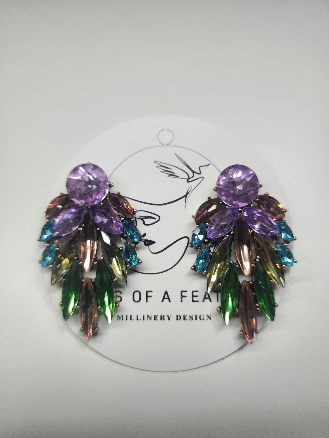 Earings - Pastel Fan