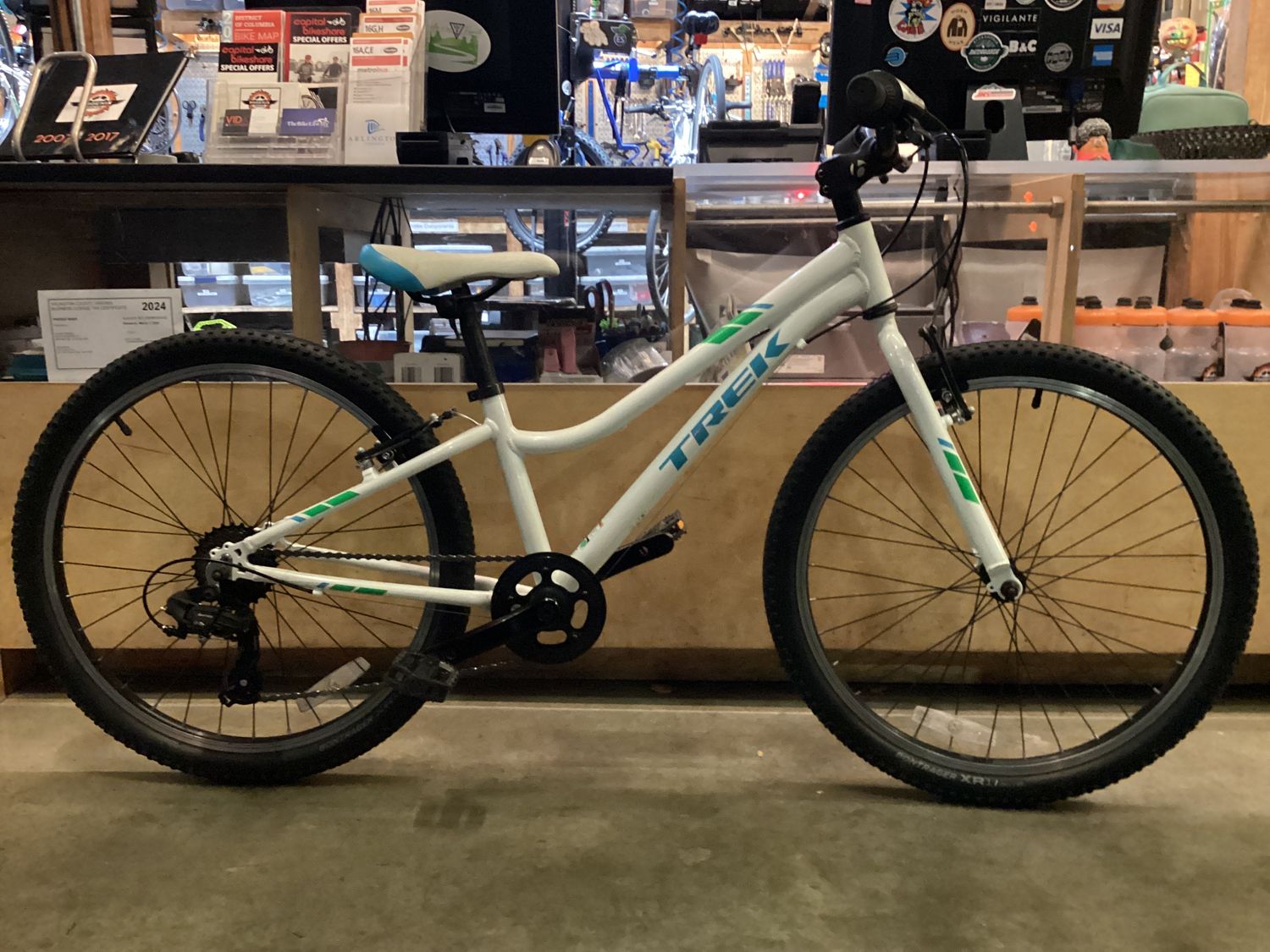 Trek Precaliber 24 White/Light Blue