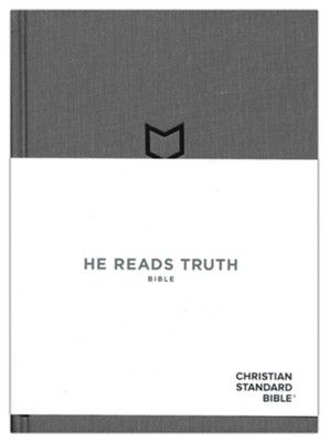 CSB He Reads Truth - Charcoal Hardcover