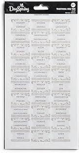 Traditional Bible Tabs - Dayspring