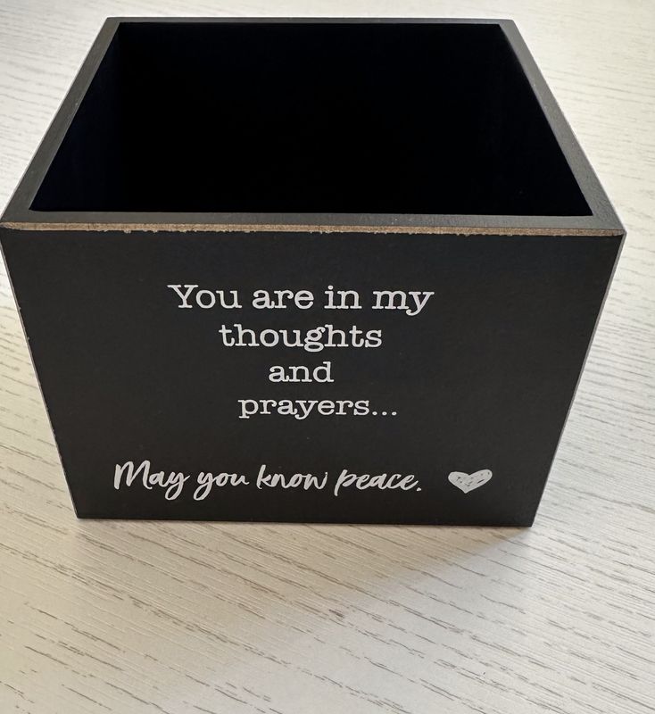 Thoughts and Prayer Box
