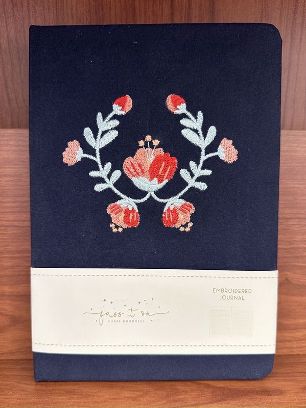 All You Do - Embroidered Journal