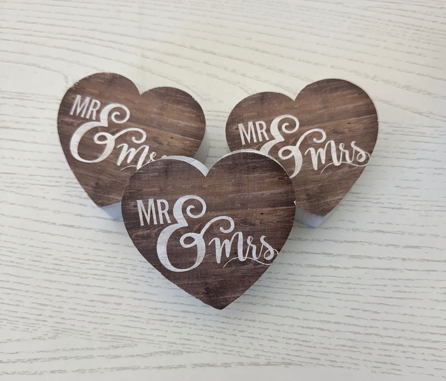 Mr. &amp; Mrs. Wood Heart