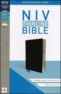 NIV Thinline Bible - Black