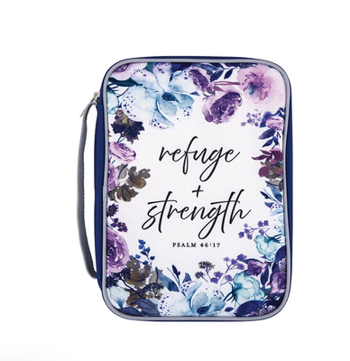 Bible Cover - Refuge and Strength